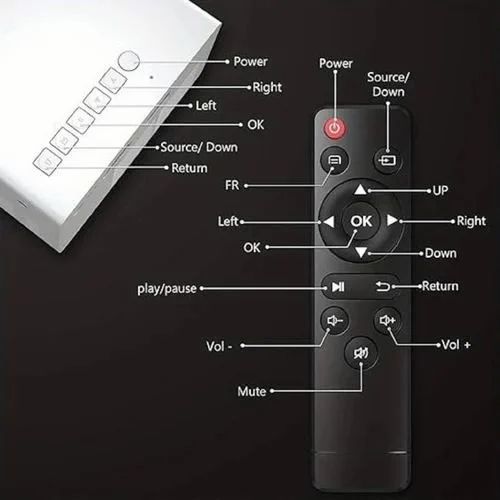 Portable LED Mini Projector Mini LCD Projector Full HD Projector, 3200 Lumens