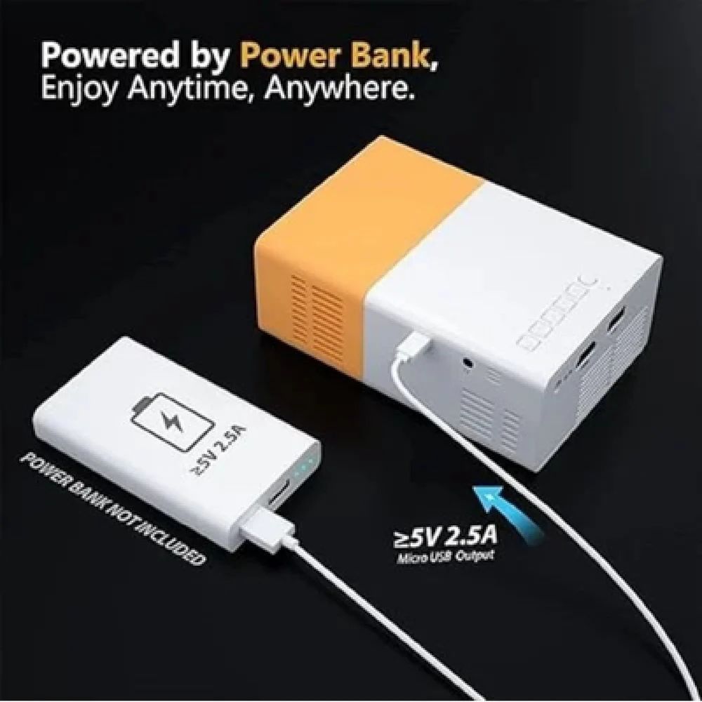 Portable LED Mini Projector Mini LCD Projector Full HD Projector, 3200 Lumens